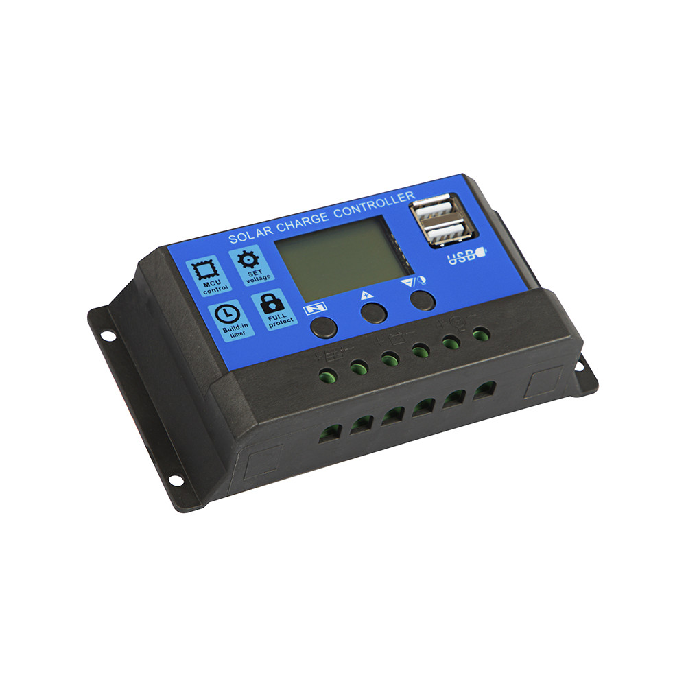 50-291- Solpanel laddningsregulator 12-24v 100a