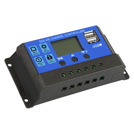 50-293- Solcellsladdningsregulator 12-24v 40a