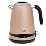 AD 1295 guld Vattenkokare i metall 1,7 l med LCD och temperaturreglering