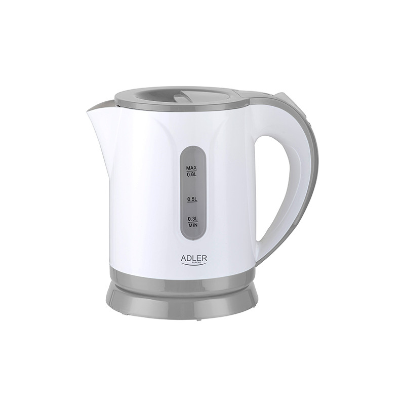 AD 1371 grå Plastvattenkokare 0,8 l