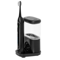 AD 2180 svart Sonic-tandborste med 2-i-1-irrigator