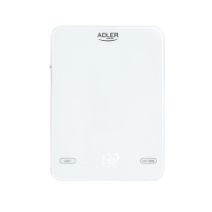 AD 3177 White Köksvåg 10 kg laddas via USB