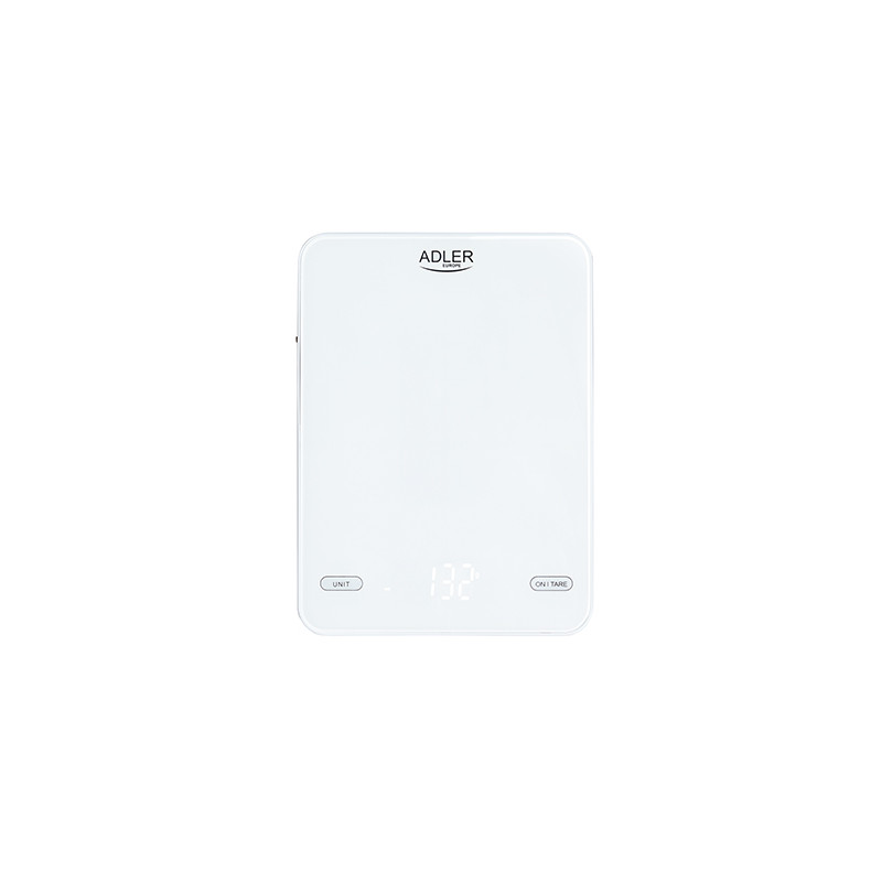 AD 3177 White Köksvåg 10 kg laddas via USB
