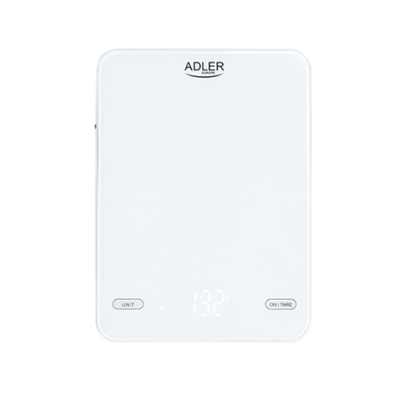 AD 3177 White Köksvåg 10 kg laddas via USB