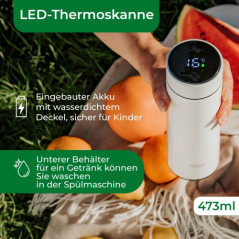 AD 4506 vit Termos led 473 ml vit | HandlaSmidigt.se