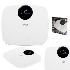 AD 8172 vit Våg för badrum - 180 kg