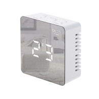 CR 1150 vit LED-väckarklocka
