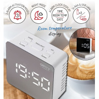 CR 1150 vit LED-väckarklocka