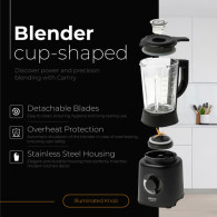 CR 4089 Bägarmixer - 23000 varv/min - 1,7 liters bägare - 3 program
