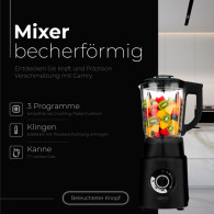 CR 4089 Bägarmixer - 23000 varv/min - 1,7 liters bägare - 3 program