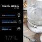 MS 1302 vit Glasvattenkokare 1,7 l