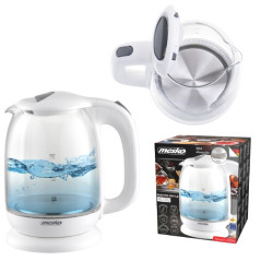 MS 1302 vit Glasvattenkokare 1,7 l