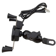 AP14C Motocyklowy uchwyt na telefon usb
