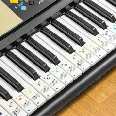 DA249 Klistermärken med noter för tangentbord för att lära sig spela
