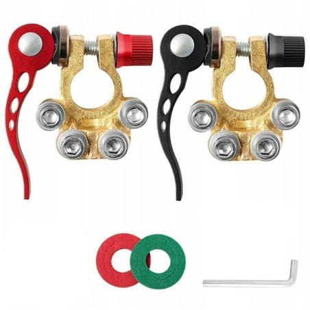 DA71A Batteriklämmor universella 2 st