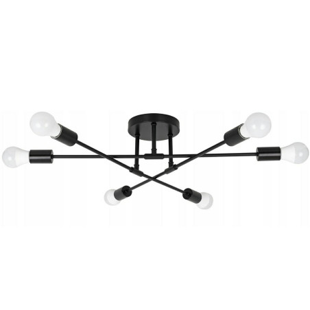 ZD74N Taklampa hängande loft med 6 armar