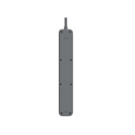 Listwa zasilająca antyprzepięciowa TRACER Power Line+ mobile ready 1.5 m (4 gniazda + 3x USB A, 5V 2,4A)