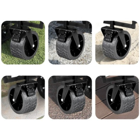 Transportvagnen Gardlov 23084 som kan fällas ihop