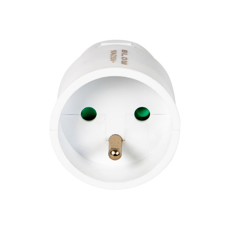 98-109- Uttag gn-171 för enkel jordning vit