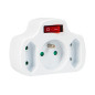 98-608- Grenuttag r-12ws med 3 uttag och strömbrytare