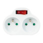 98-609- Förgreningsdosa r-270ws med 2 uttag och strömbrytare
