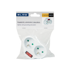 98-609- Förgreningsdosa r-270ws med 2 uttag och strömbrytare