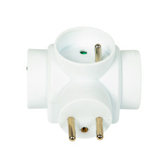 98-605 - Grenuttag R-31 med 3 uttag och jordning