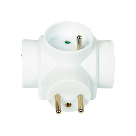 98-605 - Grenuttag R-31 med 3 uttag och jordning