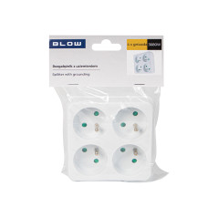 98-610- Förgrening r-41 med 4 utgångar och jordning