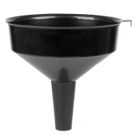 Plasttratt svart universal för bränsle vätska vatten 30 cm amio-04047