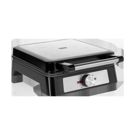 Våffeljärn TEESA, 4 våfflor, 1600W, rostfritt stål, effektreglering