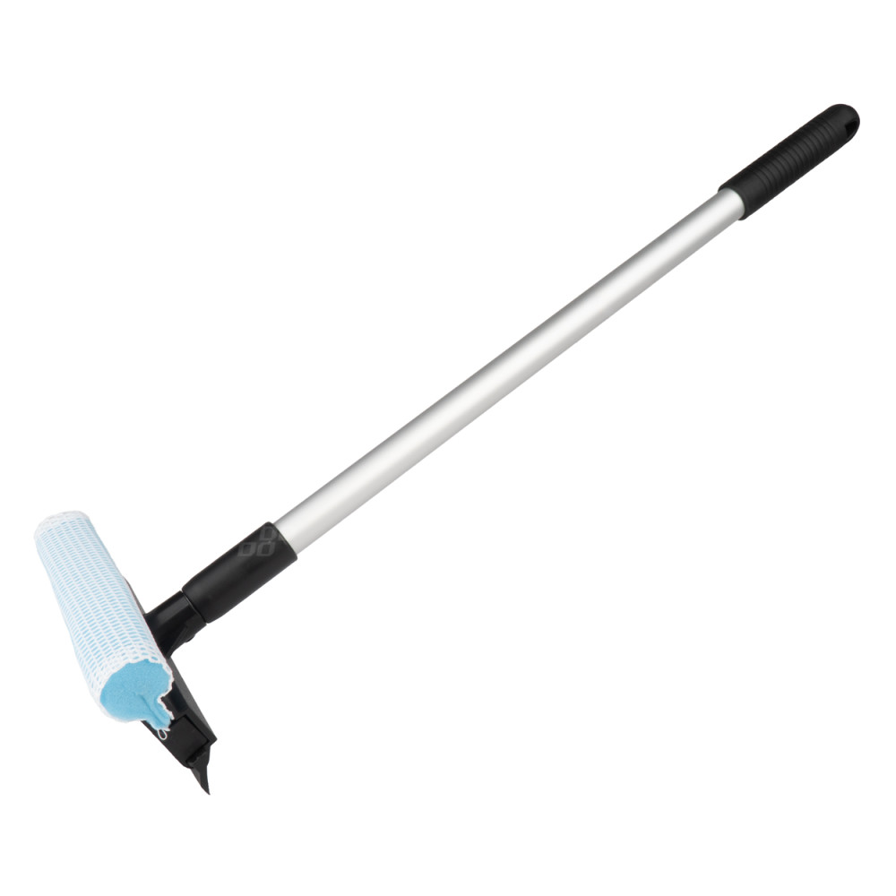 Fönsterputsare med teleskopiskt aluminiumhandtag 59/100 cm + vattenavvisare amio-03855