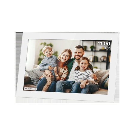 Digital fotoram Kruger&Matz för bilder FRAMEO Wi-Fi 10,1' vit