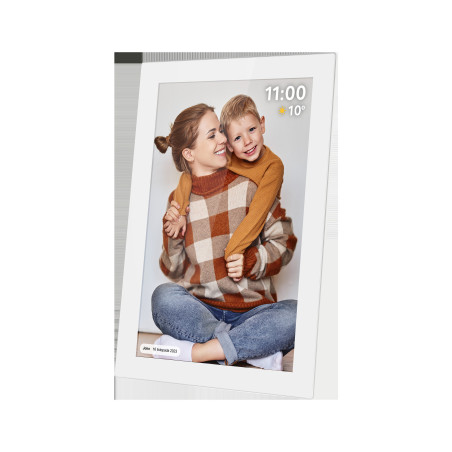 Digital fotoram Kruger&Matz för bilder FRAMEO Wi-Fi 10,1' vit