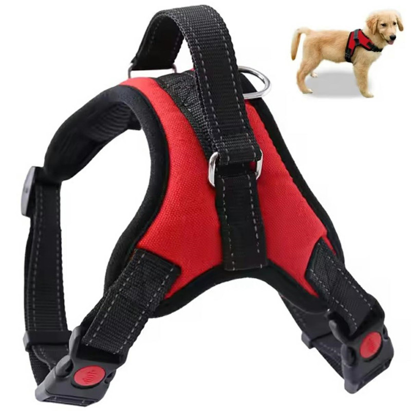 ZW27 Trycklösa sele för hundar