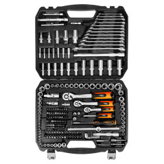 Nyckelset med 220 delar 1/2', 3/8', 1/4' | HandlaSmidigt.se