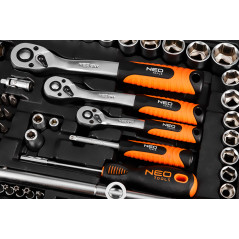 Nyckelset med 220 delar 1/2', 3/8', 1/4' | HandlaSmidigt.se
