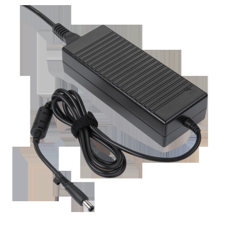 Nätaggregatet Quer med strömkabel till HP Compaq laptop 120 W / 18,5 V / 6,5 A / 7,4x5 mm.