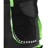 Korta premiumshorts, 4-vägsstretch, svarta, storlek XS.