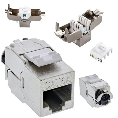 RJ10 Uttag rj45 stp kat.6a              verktygslöst