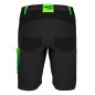 Korta premiumshorts, 4-vägs stretch, svarta, storlek XL