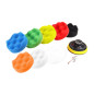 Set med polersvampar, polersvamp 8 st + skiva 80 mm + adapter m14 amio-03699.