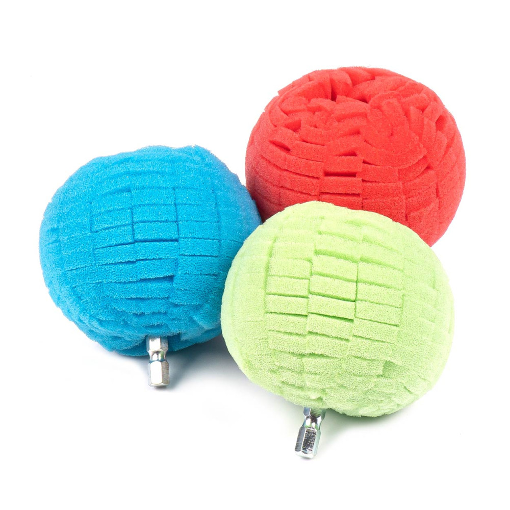 Set med fälgsponsar för polering av fälgar, runda polersvampar amio-03702. Set med fälgsponsar för polering av fälgar, runda polersvampar amio-03702.