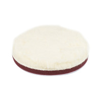 Polsk poleringsdyna i ullpäls poleringsduk, soft mjuk med kardborreband 125 mm amio-03704