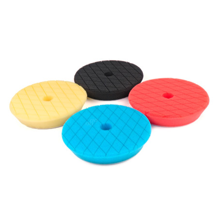 Polish: Zestaw do polerowania gąbki polerskie 4 szt. 125 mm/ 150 mm amio-03711
Swedish: Set för polering av polersvamp 4 st. 125