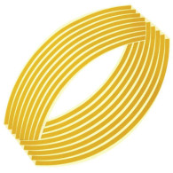 AG555D Naklejki odblaskowe na koła        yellow