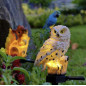 Trädgårdssolcellslampa - uggla Gardlov 23847