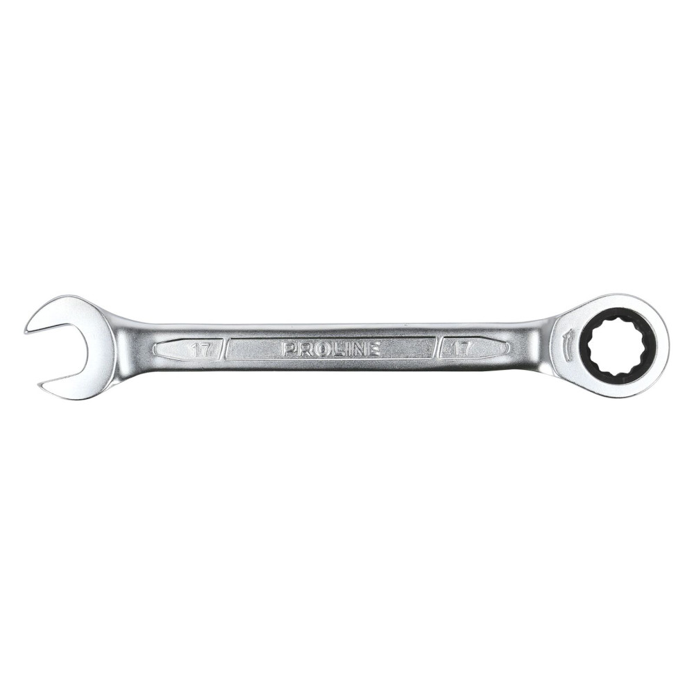 Nyckel med ringnyckel och spärrfunktion, crv, 17mm, proline Nyckel med ringnyckel och spärrfunktion, crv, 17mm, proline