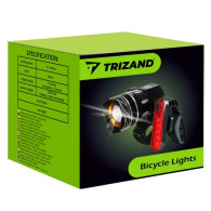Cykellykta T6 USB + bakljus 23681