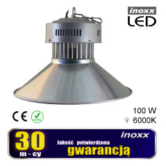Industriell LED-lampa 100W High Bay COB 6000K kallvit med 10 000lm